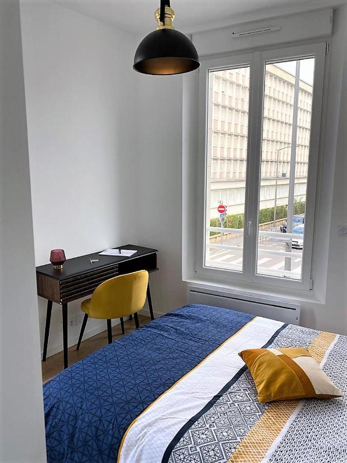 Ponsardin #55 Spacieux Appartement 3 Ch 6 Couchages Reims Dış mekan fotoğraf