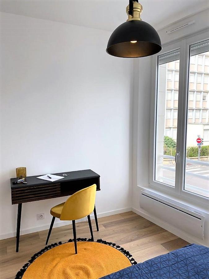 Ponsardin #55 Spacieux Appartement 3 Ch 6 Couchages Reims Dış mekan fotoğraf
