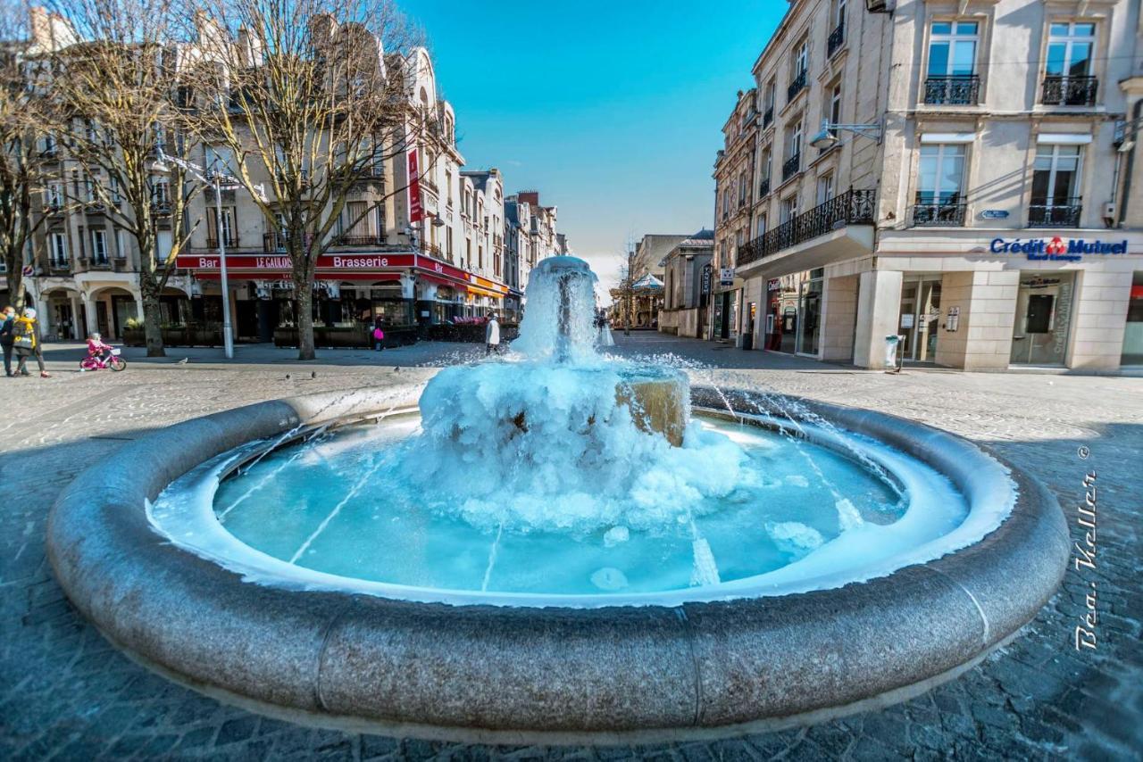 Ponsardin #55 Spacieux Appartement 3 Ch 6 Couchages Reims Dış mekan fotoğraf