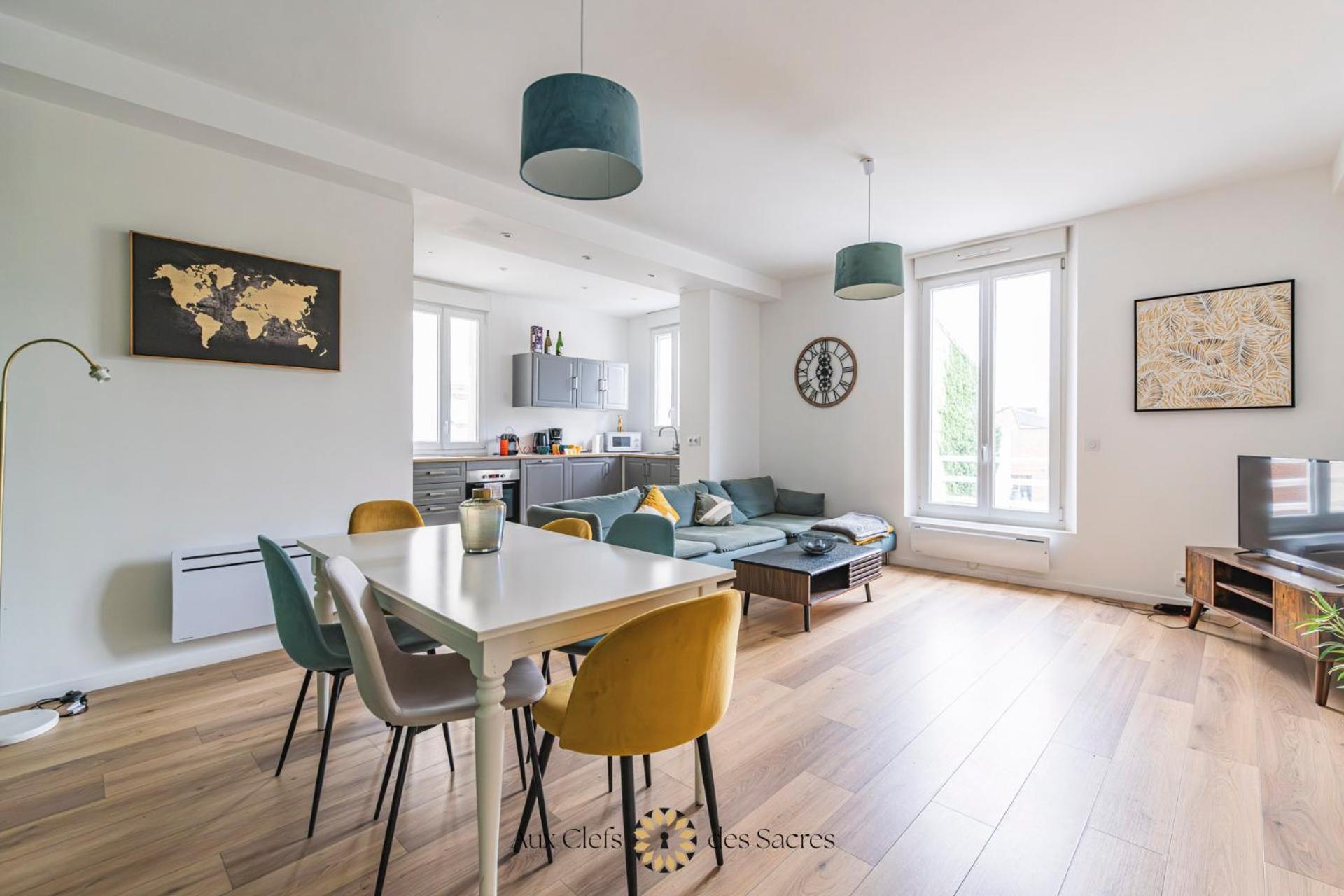Ponsardin #55 Spacieux Appartement 3 Ch 6 Couchages Reims Dış mekan fotoğraf